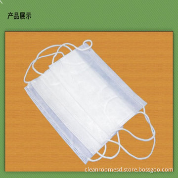 White Disposable Pp Non-woven Fabric Medical Dust-free Face Masks